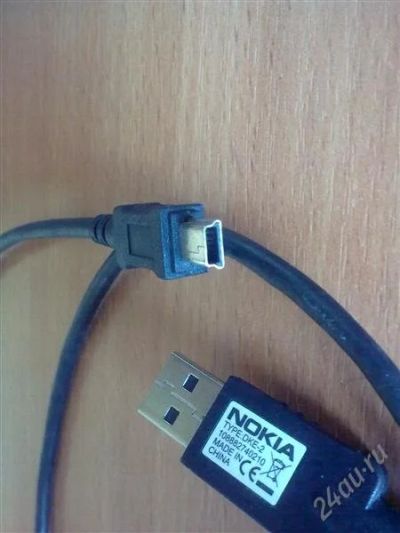 Лот: 984443. Фото: 1. Шнур USB - mini USB. Дата-кабели, переходники