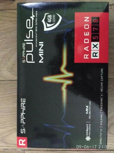 Лот: 9817321. Фото: 1. Видеокарта Sapphire radeon RX... Видеокарты