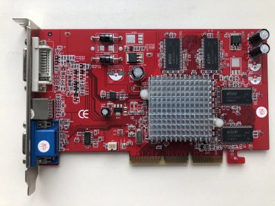 Лот: 25107294. Фото: 1. AGP 128Mb Palit ATI Radeon 9250... Видеокарты
