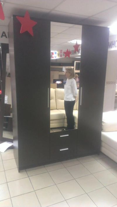 Лот: 7244934. Фото: 1. ОБМЕН Новый Шкаф " Престиж-150... Шкафы, шкафы-купе