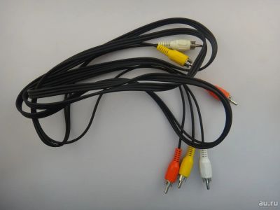 Лот: 10326369. Фото: 1. Кабель тюльпан 3 RCA to 3 RCA... Шнуры, кабели, разъёмы