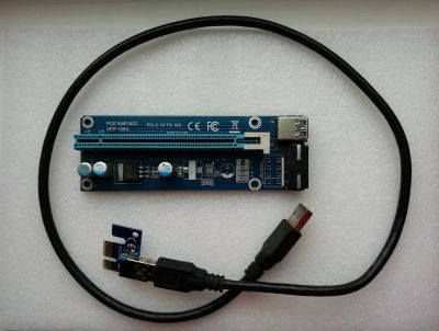 Лот: 17240681. Фото: 1. Райзер PCI-E (Riser Card, Molex... Шлейфы, кабели, переходники