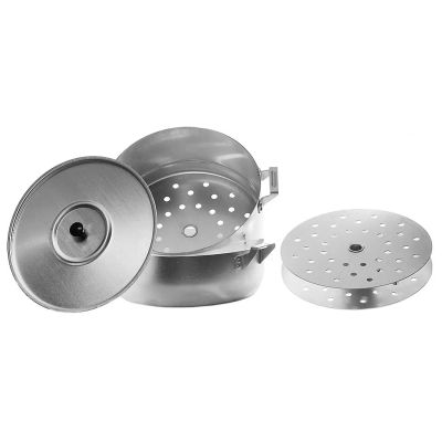 Лот: 24100125. Фото: 1. Мантоварка алюминий, 4.5 л, 3... Кастрюли