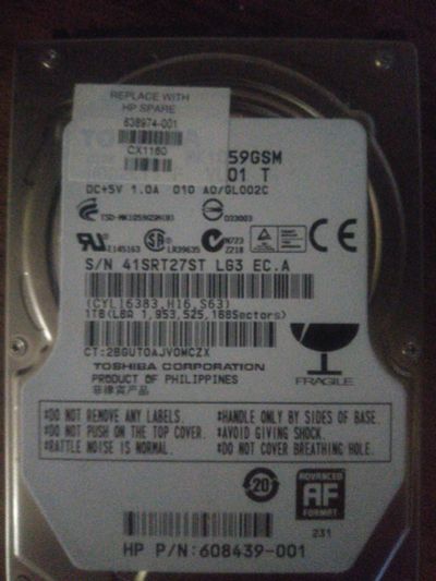 Лот: 14772664. Фото: 1. HDD жесткий диск хард накопитель... Жёсткие диски (HDD)