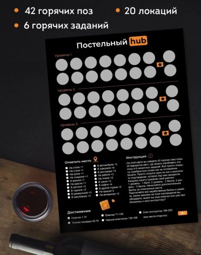 Лот: 19284019. Фото: 1. Игра для взрослых постер секса. Игрушки