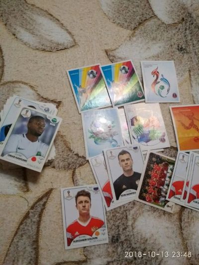 Лот: 12331469. Фото: 1. Наклейки fifa 2018 футбол ЧМ panini. Наклейки, фантики, вкладыши