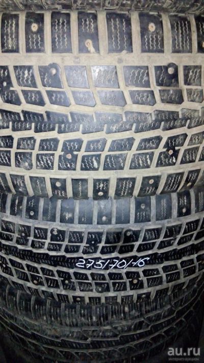 Лот: 8283612. Фото: 1. 275/70 R16 Dunlop шипы. Шины