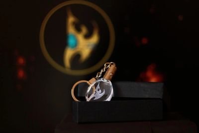 Лот: 5239678. Фото: 1. Брелок овальный со значком Protoss... Брелоки для ключей