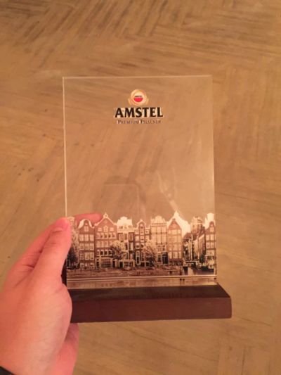 Лот: 16016326. Фото: 1. Тейбл тенты Амстел (20 штук). Рекламные материалы и оборудование