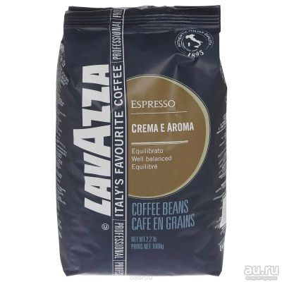 Лот: 13118146. Фото: 1. Кофе в зернах Lavazza Crema e... Чай, кофе, какао