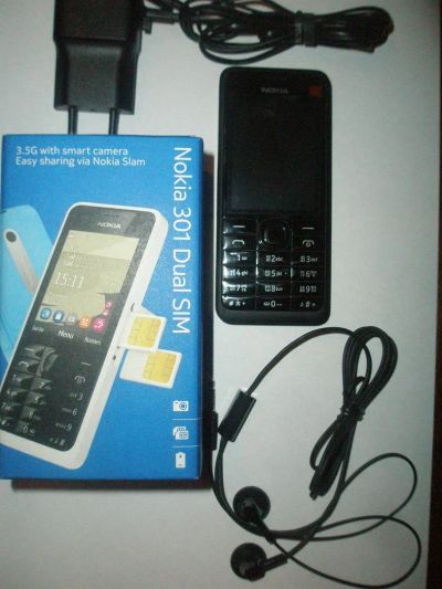 Лот: 3772885. Фото: 1. Сотовый телефон Nokia 301 dual... Кнопочные мобильные телефоны