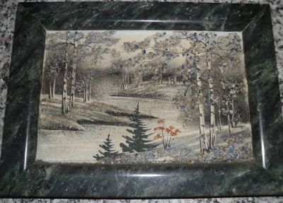 Лот: 25550724. Фото: 1. Картины на камне из СССР. Картины, рисунки