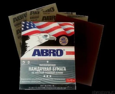 Лот: 8107119. Фото: 1. ABRO высокопрочная наждачная бумага... Расходные материалы, сменные насадки