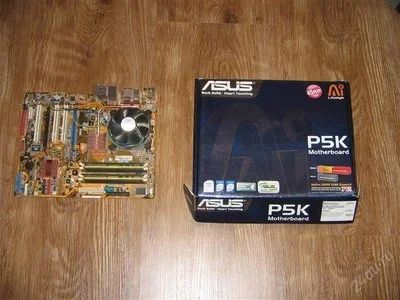 Лот: 761090. Фото: 1. Плата ASUS LGA775 P5K-V G33/ICH9... Материнские платы