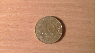 Лот: 10882421. Фото: 1. Франция 10 сантимов 1983. Европа