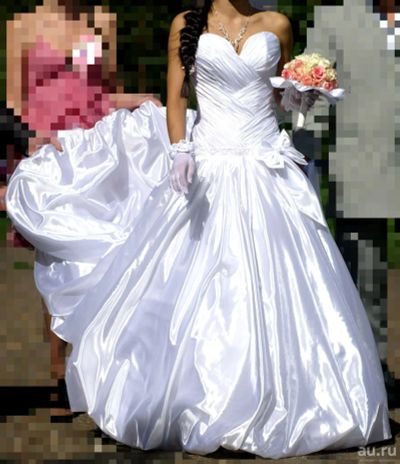 Лот: 14385140. Фото: 1. Пышное свадебное платье + шубка... Свадебные платья