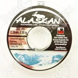 Лот: 3483002. Фото: 1. Леска зимняя MAX Alaskan 30 м... Леска, блесны, крючки, мормышки