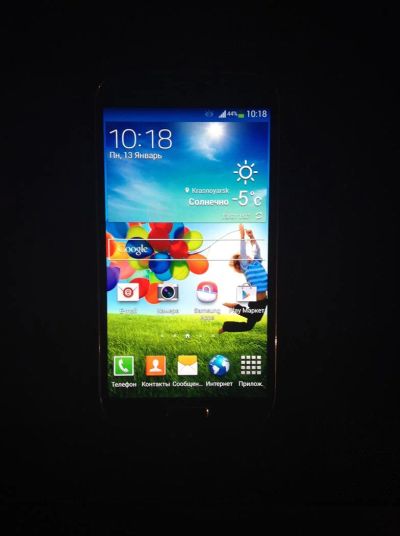 Лот: 3597219. Фото: 1. Samsung Galaxy S4 blue, РСТ, 16Гб. Смартфоны