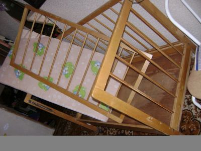 Лот: 7768059. Фото: 1. детская кроватка. Детские кровати и кроватки