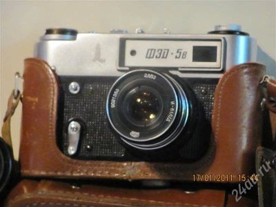Лот: 721896. Фото: 1. фотоаппарат "фэд - 5 в олимпийский... Плёночные зеркальные