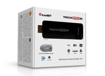 Лот: 3542639. Фото: 1. Медиаплеер Iconbit Toucan Stick... Медиаплееры