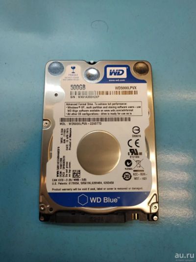 Лот: 16501885. Фото: 1. Б/У жесткий диск для ноутбука... Жёсткие диски (HDD)