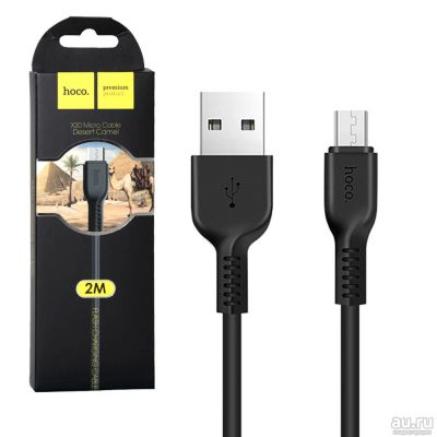 Лот: 15234030. Фото: 1. USB кабель MicroUsb Hoco X20 2м... Дата-кабели, переходники