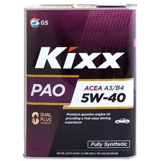 Лот: 21379723. Фото: 1. Kixx PAO 5W-40 (5W40) A3/B4 4л... Масла, жидкости