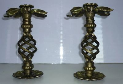 Лот: 3547332. Фото: 1. Подсвечник кованный (мал.). Подсвечники, канделябры
