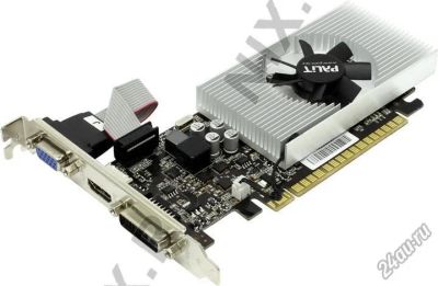 Лот: 5752509. Фото: 1. 2Gb PCI-E DDR-3 Palit GeForce... Видеокарты