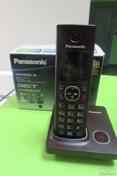 Лот: 9039937. Фото: 1. Радиотелефон Panasonic KX-TG785R. DECT и радиотелефоны