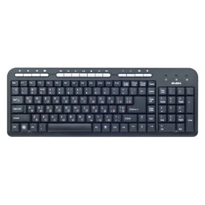 Лот: 5363849. Фото: 1. Клавиатура SVEN 309M USB Black... Клавиатуры и мыши