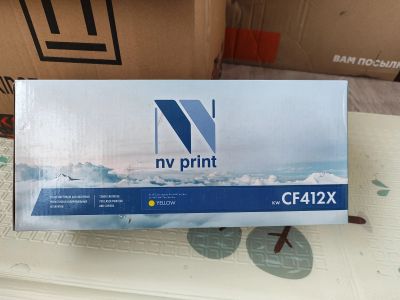 Лот: 22993173. Фото: 1. Картридж HP NVPrint CF412X yellow. Картриджи, расходные материалы