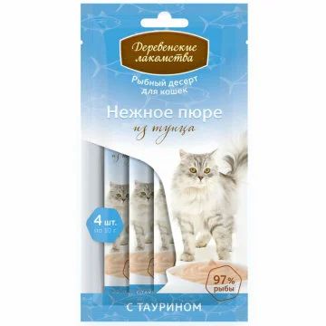 Лот: 14281511. Фото: 1. Нежное пюре Деревенские лакомства... Корма