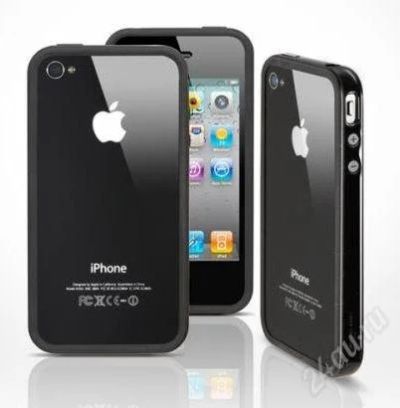 Лот: 1279665. Фото: 1. Bumper for Iphone 4. Другое (смартфоны, связь, навигация)