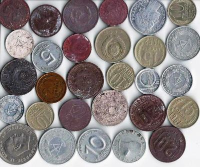 Лот: 17915898. Фото: 1. Монеты разные 29 шт. С рубля не... Другое (монеты)