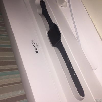 Лот: 12968002. Фото: 1. apple watch series 3 38mm. Смарт-часы, фитнес-браслеты, аксессуары