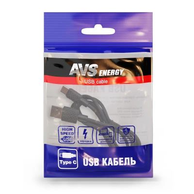 Лот: 20584104. Фото: 1. Кабель AVS Type C (1м USB 2.0... Электроприборы для автомобиля
