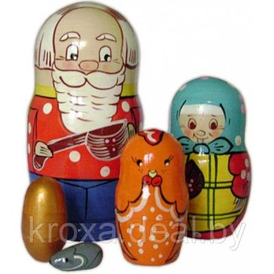 Лот: 8730797. Фото: 1. Матрешка Курочка ряба. Развивающие
