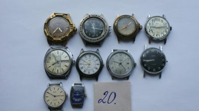 Лот: 9028514. Фото: 1. Набор из часов 10 шт. № 20. Часы настенные, настольные