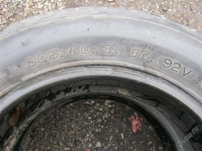 Лот: 1300097. Фото: 1. Michelin 205x60R16 (летняя пара... Шины