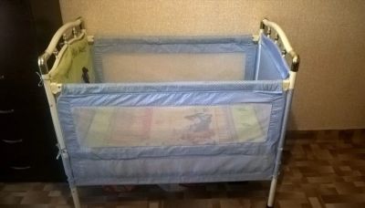 Лот: 10204102. Фото: 1. Продам детскую кроватку с люлькой. Детские кровати и кроватки