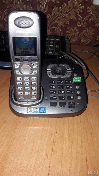 Лот: 14594473. Фото: 1. Беспроводной телефон Panasonic... DECT и радиотелефоны