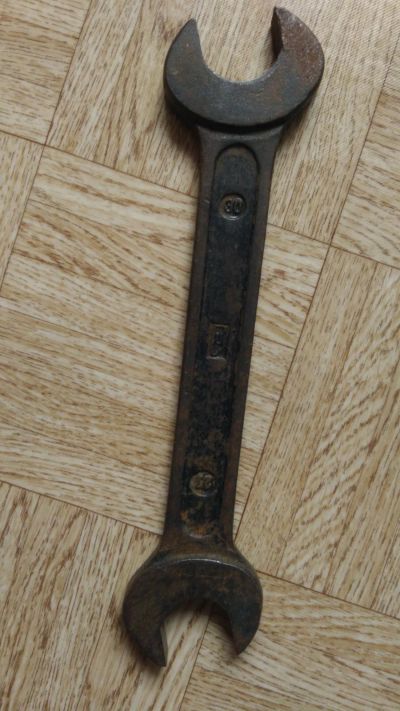 Лот: 19106862. Фото: 1. Ключ гаечный рожковый двусторонний... Ручной инструмент