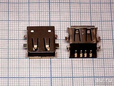 Лот: 12287013. Фото: 1. Разъём USB №037 ver.2.0 female. Разъёмы