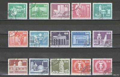 Лот: 16295904. Фото: 1. Лот марок ГДР с 1973 года. Стандарт... Марки