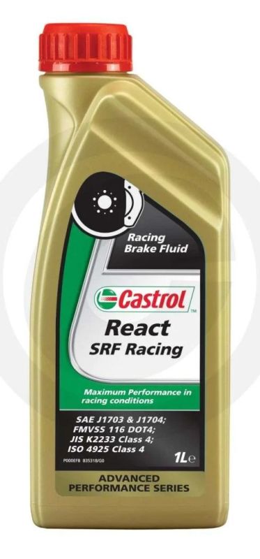 Лот: 11058612. Фото: 1. castrol react perfomance dot 4... Масла, жидкости