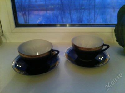 Лот: 722917. Фото: 1. Чайный сервиз (6+2). Сервизы, наборы посуды
