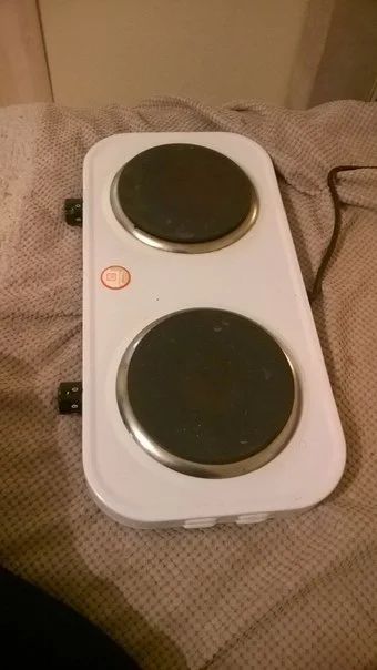 Лот: 5639614. Фото: 1. Плита электрическая двухконфорочная... Кухонная