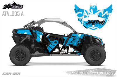 Лот: 13997969. Фото: 1. Наклейки Can-Am Maverick X3 ATV... Наклейки автомобильные